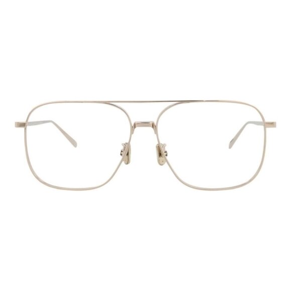 New Authentic Berluti Mens Aviator Gold Gold Transparent Fashion Designer Sungla - Picture 1 of 4